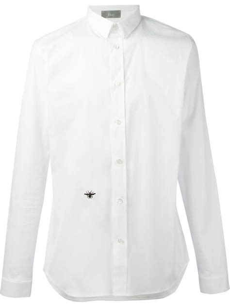 Dior SHIRT WITH BEE EMBROIDERY 